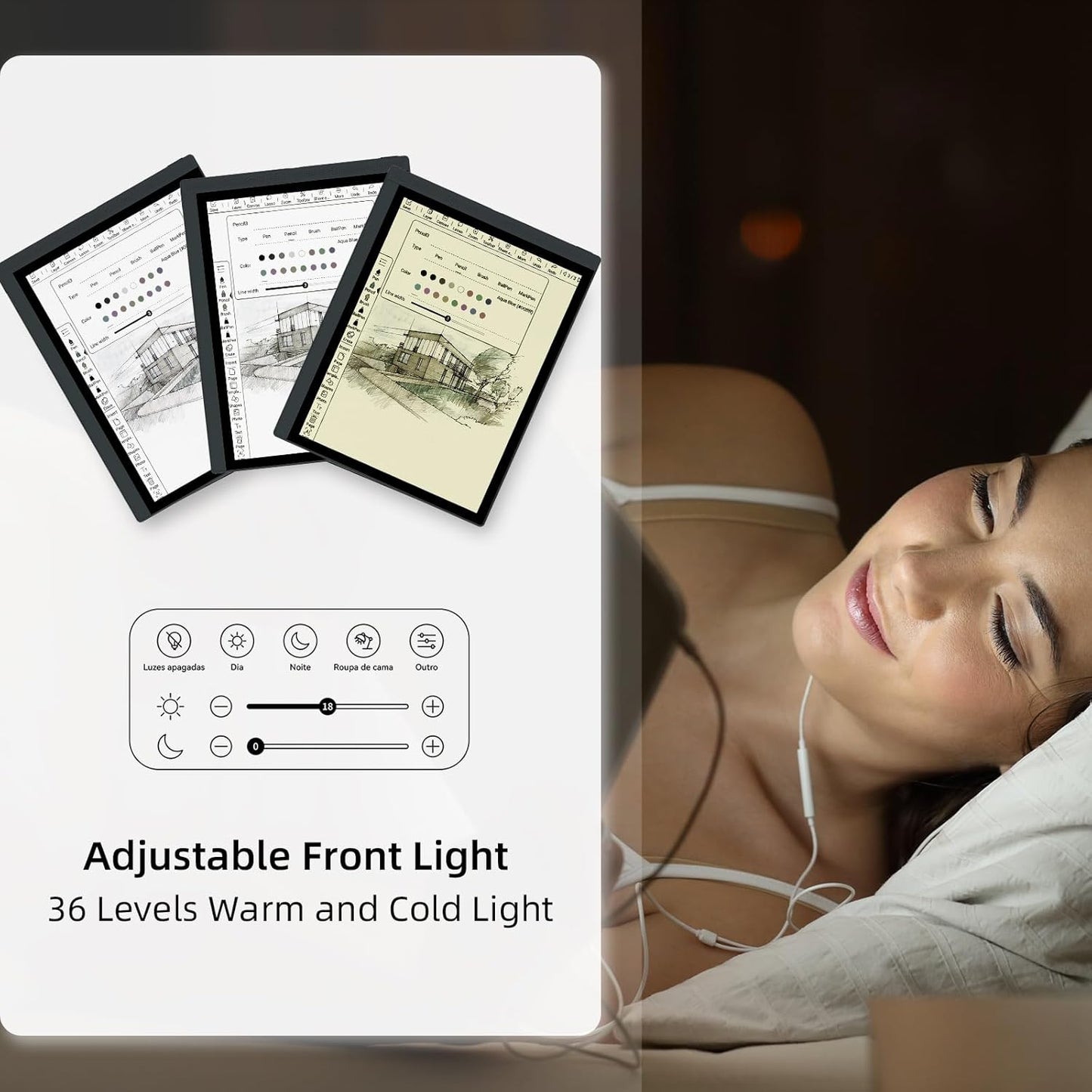 Bigme 10.3" Color E-Ink Read-Write Tablet, ePaper Note Taking Tablet at 5.5mm Thickness, 8GB RAM+256GB ROM Computer Tablets Touchscreen Display with 5MP Camera and Digital Stylus