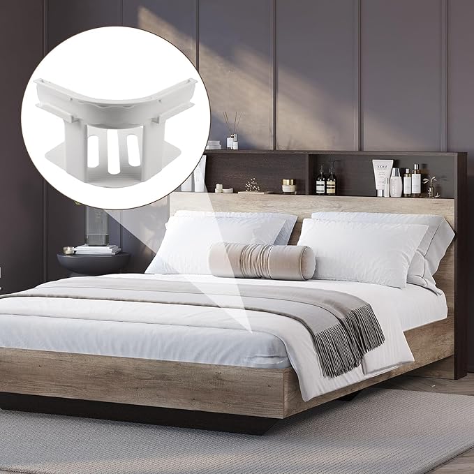Dyale Bed Sheet Holders, Heavy Duty Straps for Fitted Sheets, Secure Fasteners for Twin Queen King Mattress Sizes (White)