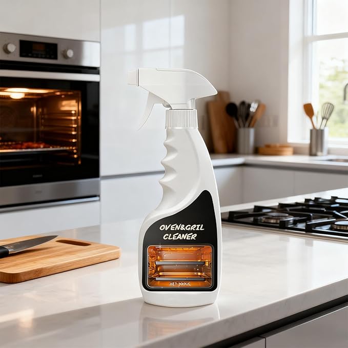 300Ml Oven and Grill Cleaner - Heavy Duty Degreaser for Oven Racks, Grills, and Stovetops, Eliminates Thick Grease & Build Up, Odor And Grease Remover (1)