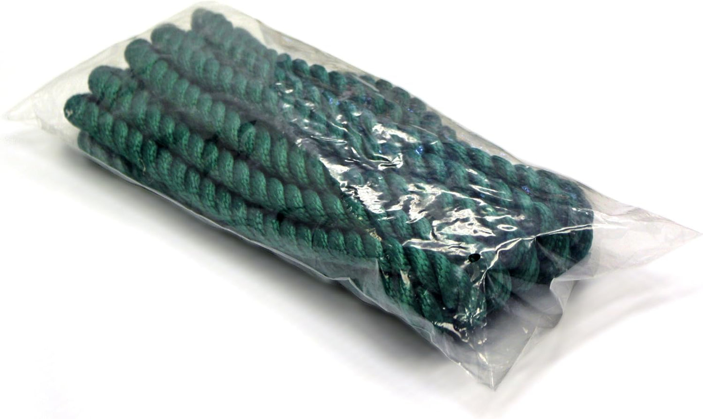Eastern Jungle Gym 5/8" Nylon Braided Marine Grade Playground Rope Green 15' Long - Swing Set Parts