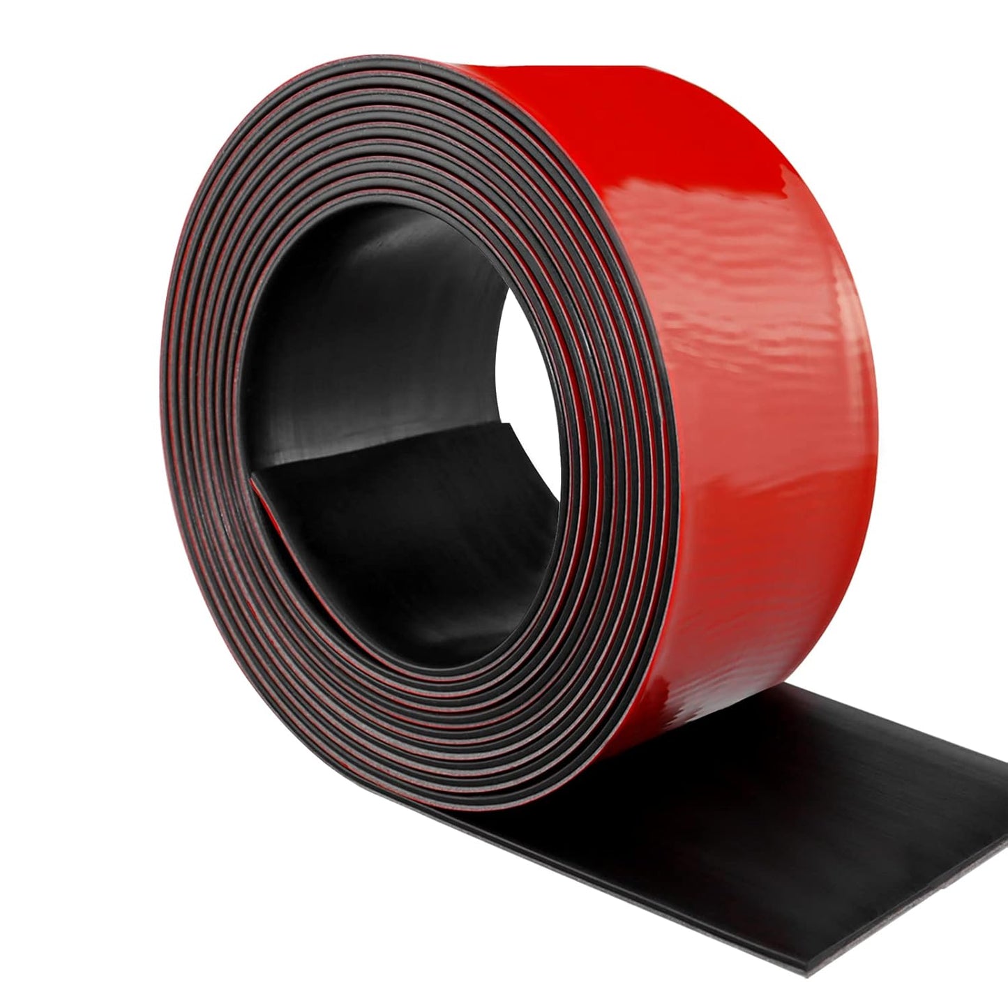 Neoprene Rubber Strips Self Adhesive Solid Rubber Sheets, Rolls & Strips for DIY Gaskets Crafts Pads Seals Warehouse Flooring Neoprene Sheet with Adhesive Backing (3" Wide x 1/8" Thick x 40' Long)