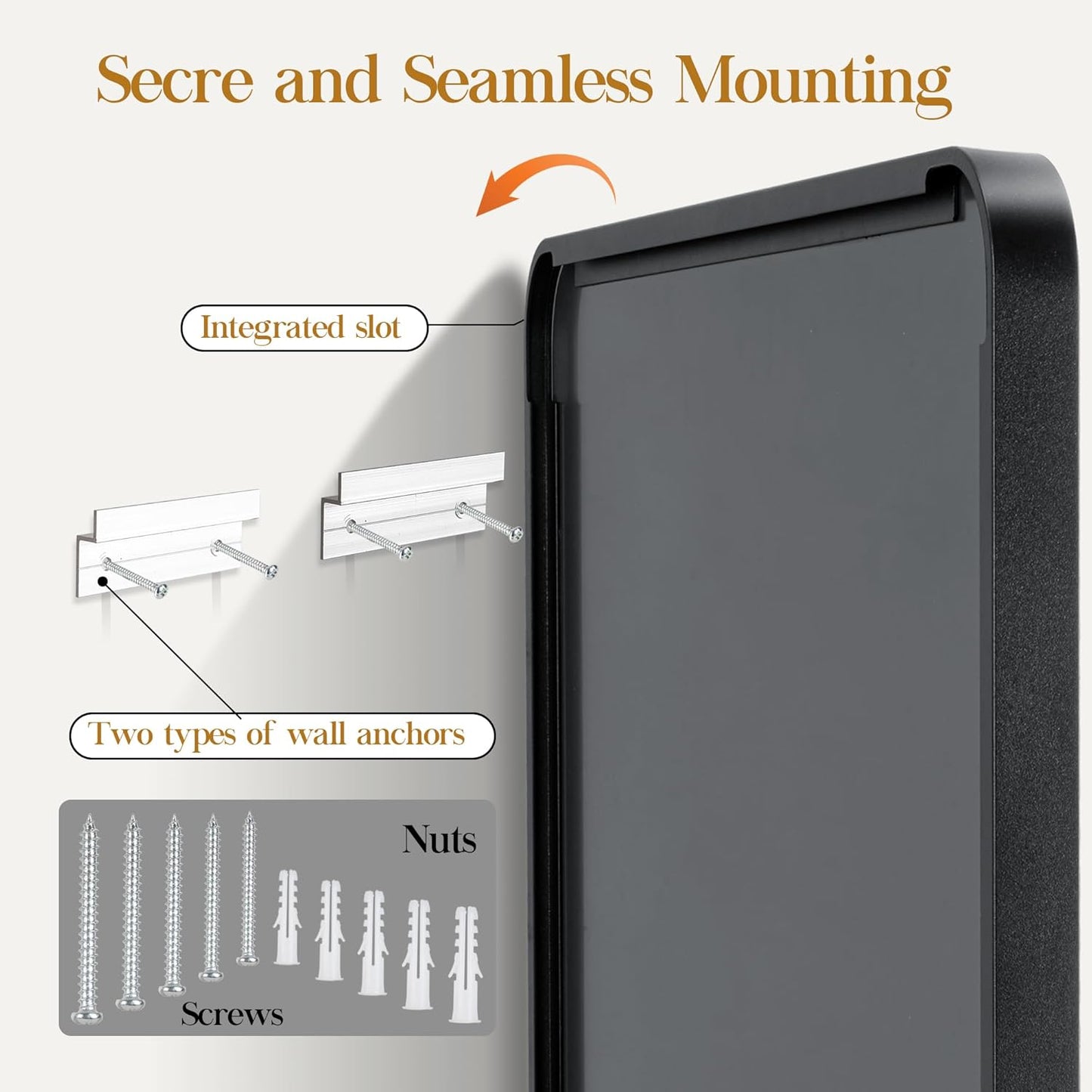 30×30 Black Bathroom Mirror, Rectangular Bathroom Vanity Mirror for Wall with Rounded Corners & Aluminum Alloy Frame, Tempered-Glass, Modern, Farmhouse, Horizontal/Vertical, Entryway, Bedroom