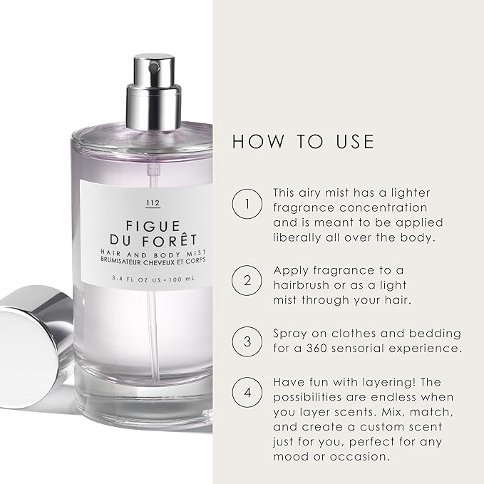 Le Monde Gourmand Fleur Monoi Hair & Body Mist - 3.4oz (100ml) - Floral, Coconut Fragrance Notes