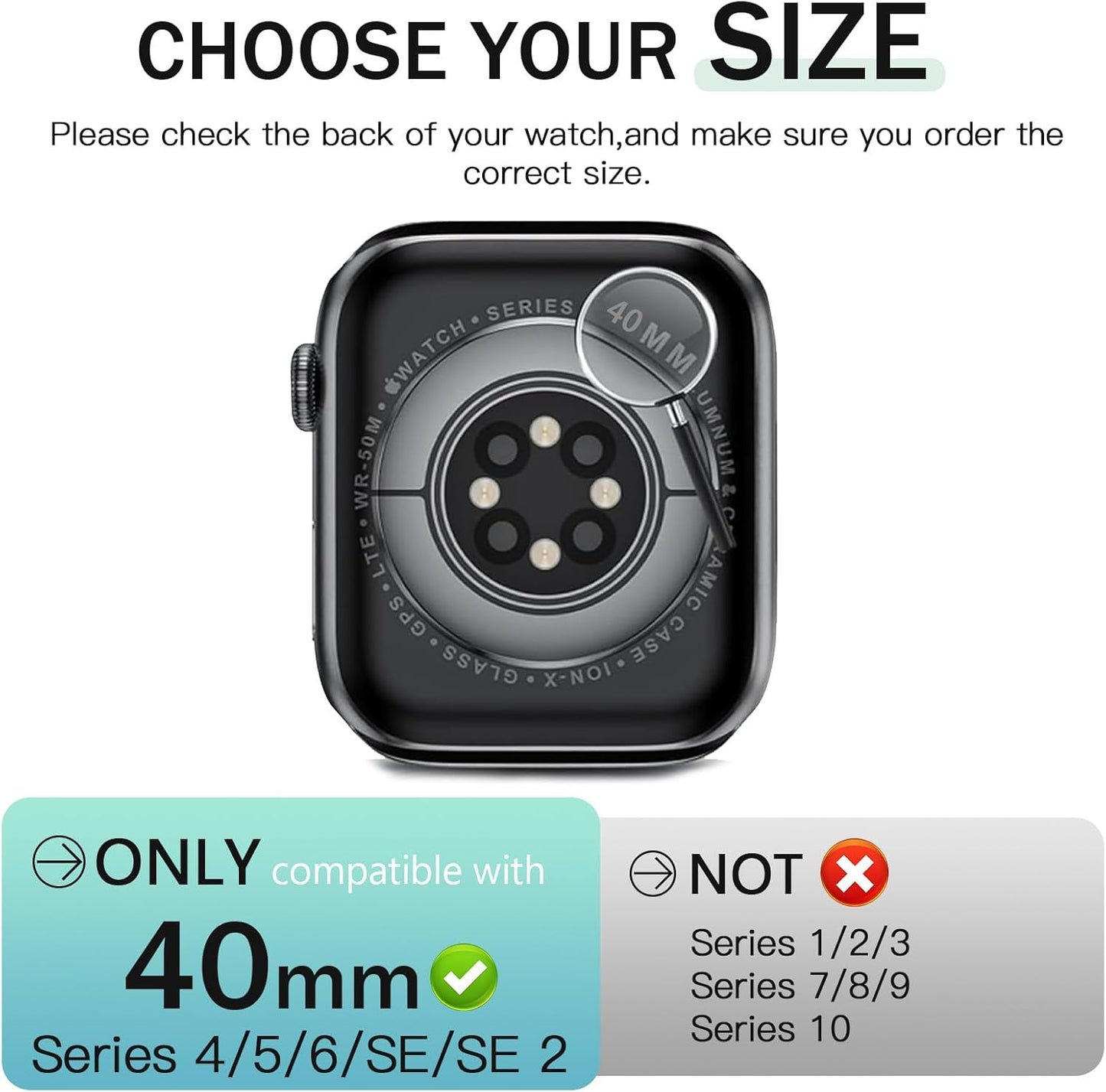 JR.DM 40mm 2 Pack Hard PC Case with HD Tempered Glass Screen Protector for Apple Watch Series 6/5/4/SE/SE2/SE3, Guard Bumper Full Coverage Protective Anti-Scratch Face Cover for iWatch, Black+Clear