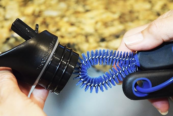 The Coldest Water Bottle Brush - Long Handle 3 in 1 Cleaning Kit for Stainless Steel Water Bottles, Lids, Straws. Tumblers, Coffee Mugs & Baby Bottles - Perfect Cleaner for Narrow Neck Bottles