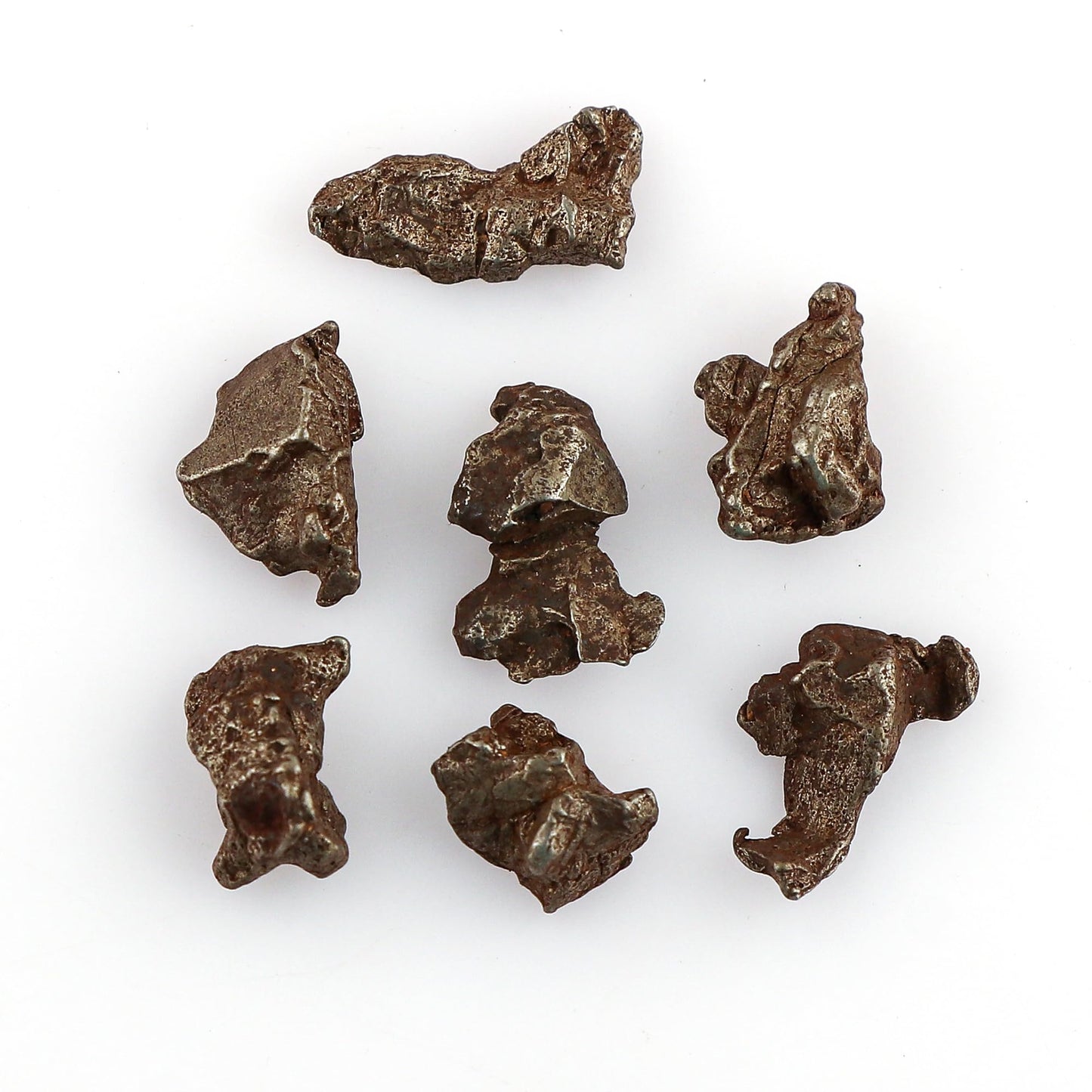 CRYSTALIS 30 carats Natural Meteorite Raw Crystals, Loose Gemstone, Wholesale Bulk Rough Jewelry Making Supply, Chakra Healing Raw Stones, Wire Wrapping, DIY, Gem Collection, Size : 4-6mm