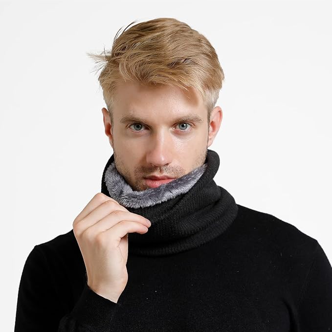Winter Scarf Neck Warmer Gaiter Face for Men Women Warm Fleece Ski