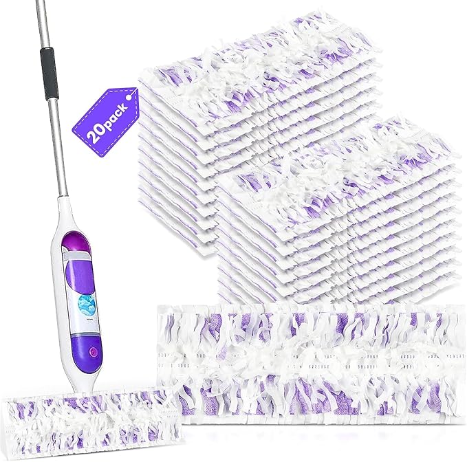 20 Pack Power Mop Pad Refills for Swiffer PowerMop Multi-Surface Mop, Powermop Multi-Surface Mop Pad Replacement Kit