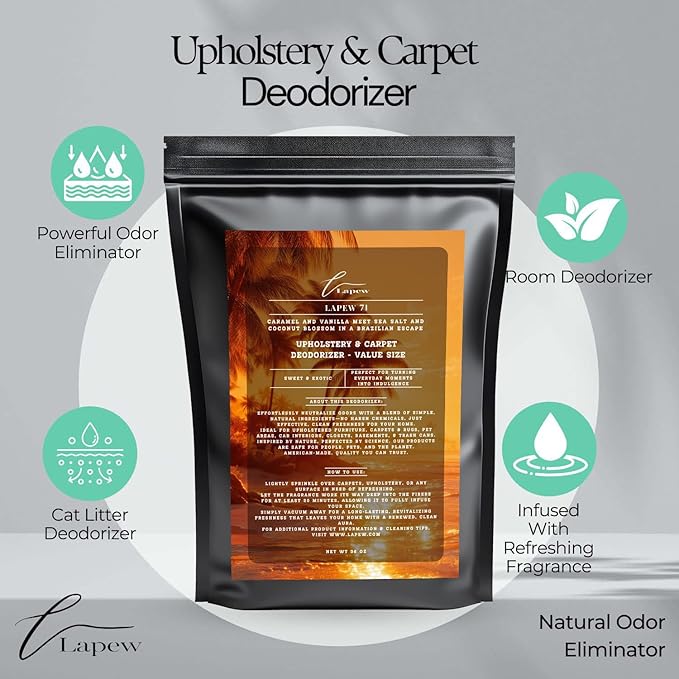71 Carpet Freshener Powder Value Size 36 oz | Powerful Odor Eliminator for Home | Upholstery Deodorizer | Carpet Deodorizer | Cat Litter Box | Cheirosa 71 Fragrance