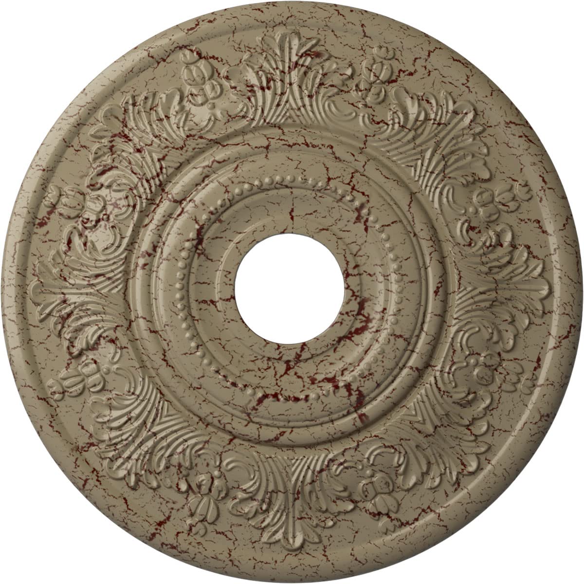 Ekena Millwork Cm20Vigdc Vienna Ceiling Medallion, Gobi Desert Crackle