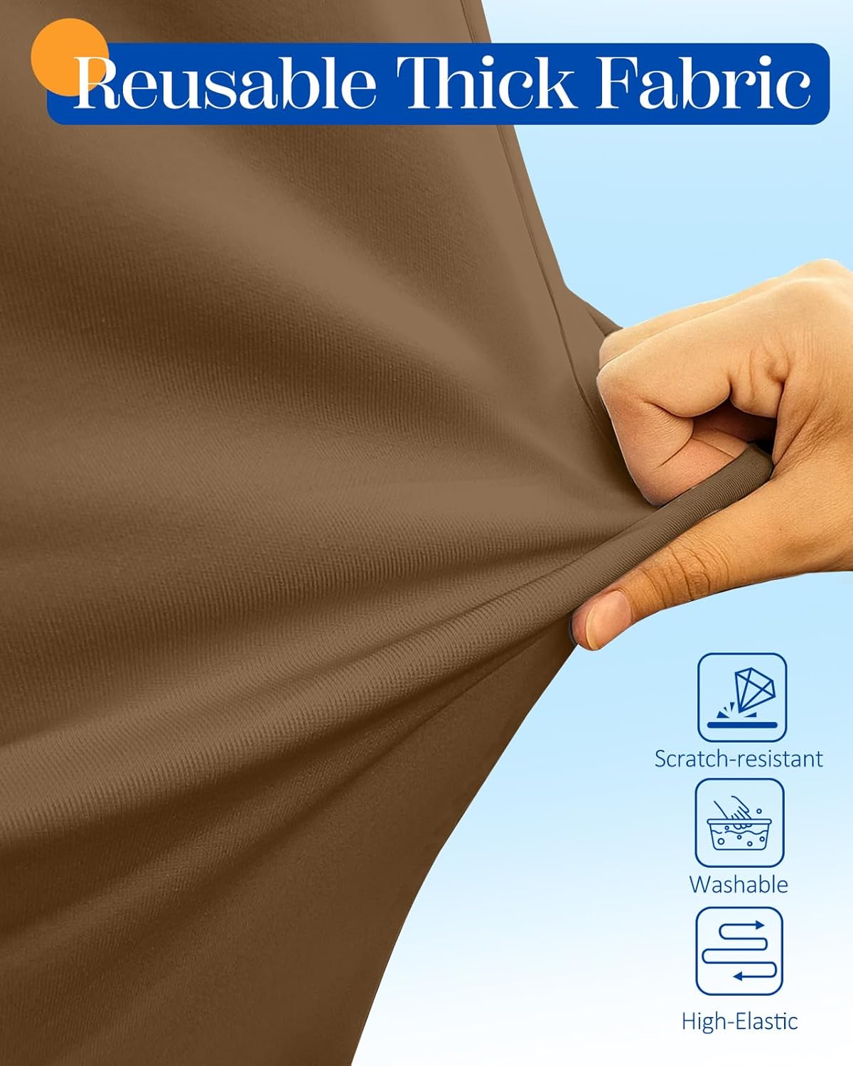 Slohif Luggage Cover for Suitcase Tsa Approved Protector - Luggage Sleeve Suit Case Cover Travel Stretch Large Baggage Case Protective Washable Fit 29-30 Inch Brown