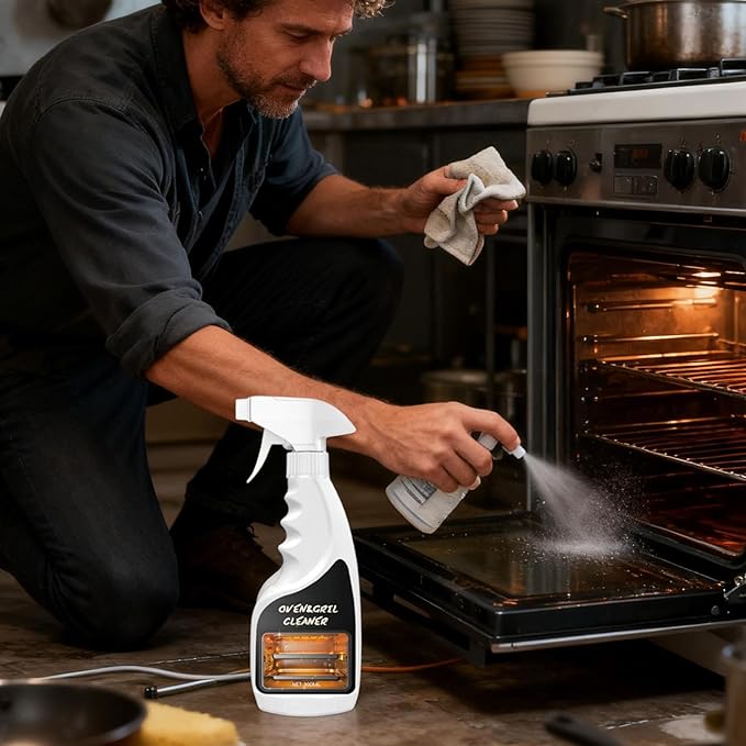 Oven Rack Cleaner | 300ml Degreasing Cleaner,Fryer Degreasing Spray - for Homeowners Busy Families Renters To Remove Grease Stain Oil From Microwave Oven Grill Kitchen