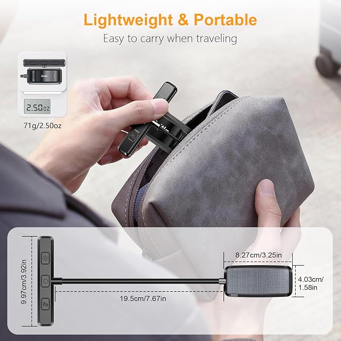 Gritin 19 LED Rechargeable Book Light for Reading in Bed with Memory Function- Eye Caring 3 Color Temperatures,Stepless Dimming Brightness,80 Hrs Runtime Lightweight Clip on Light for Book Lovers