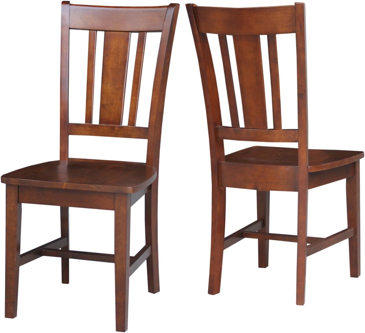 International Concepts San Remo Splat Back Chair, Espresso