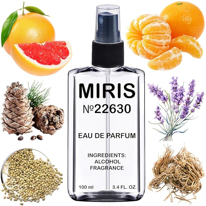 MIRIS No. 22630, Inspired by Give Pour Homme, Long-Lasting Eau de Parfum for Men, Spray 3.4 Fl Oz / 100 ml
