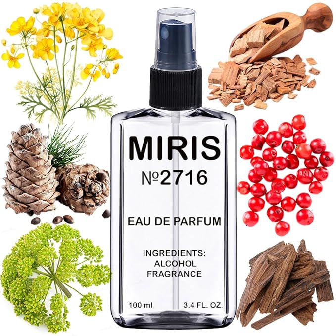 MIRIS No. 2716, Inspired by Royal Oud, Long-Lasting Unisex Eau de Parfum for Women & Men, Spray 3.4 Fl Oz / 100 ml