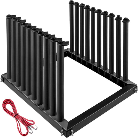Bestauto Windshield Rack 9-Lite, Glass Rack for Truck Transportation - Steel, 24-Inch Height with PVC Pad & Foam Padding