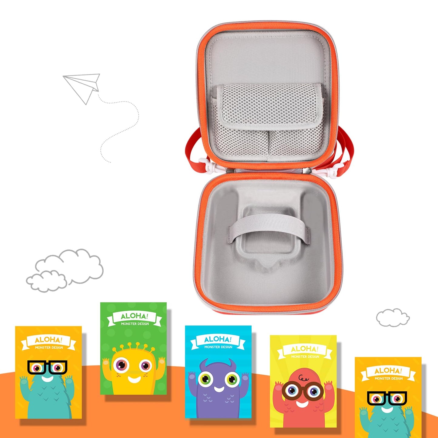 Jaffzora Hard Case Compatible With Yoto Mini Kids Audio Music Player & Yoto Headphone, Travel Storage Case For Children Speaker