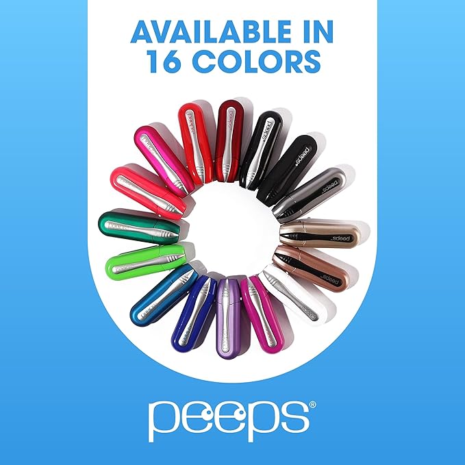 CarbonKlean Peeps Glasses Cleaner - for Eyeglasses, Reading Glasses, and More - Lens Cleaner with Carbon Microfiber Tech - Injected Pink - 2 Count