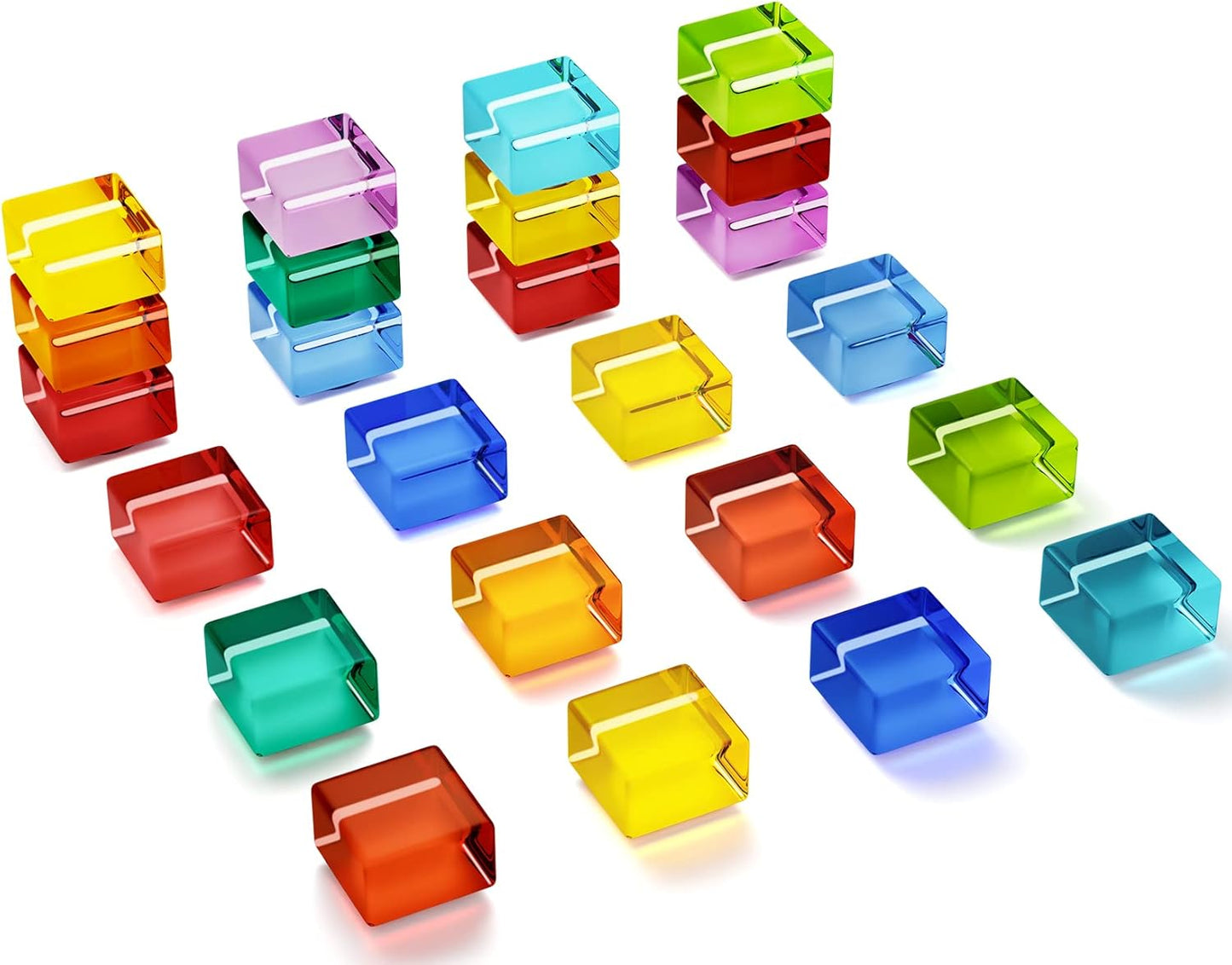 24 Color Refrigerator Magnets Colorful Fridge Magnets Locker Glass Magnets Cute Decorative Magnets Office Kitchen Magnets