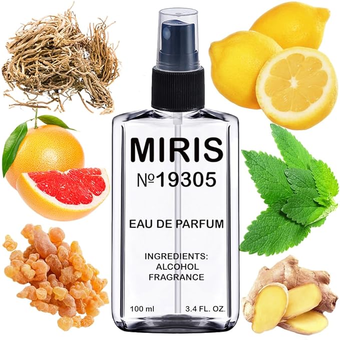 MIRIS No. 19305, Inspired by Bleu De Cha 2010, Long-Lasting Eau de Parfum for Men, Spray 3.4 Fl Oz / 100 ml