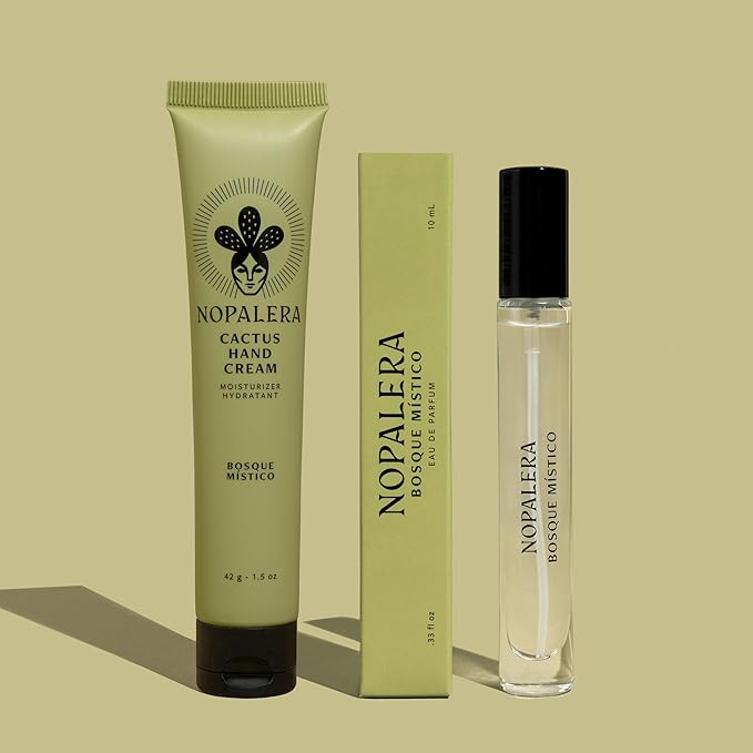 Nopalera Hand Cream + Travel Fragrance Gift Set (Bosque Místico)