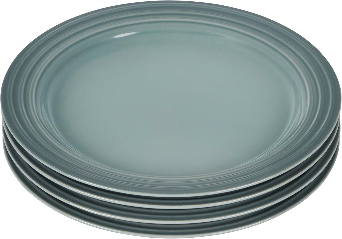 Le Creuset Stoneware Set of 4 Salad Plates, 8.5" each, Sea Salt