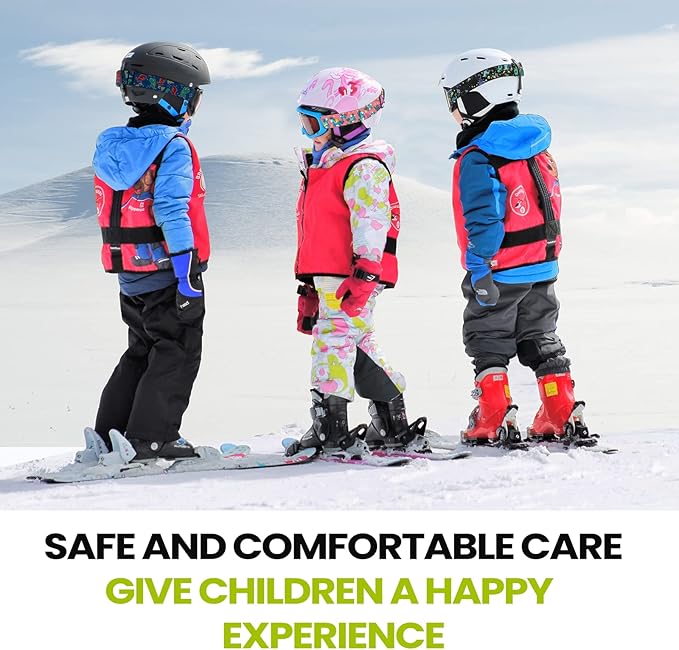 OutdoorMaster Kids Ski Goggles - Helmet Compatible Snow Goggles for Boys & Girls with 100% UV Protection