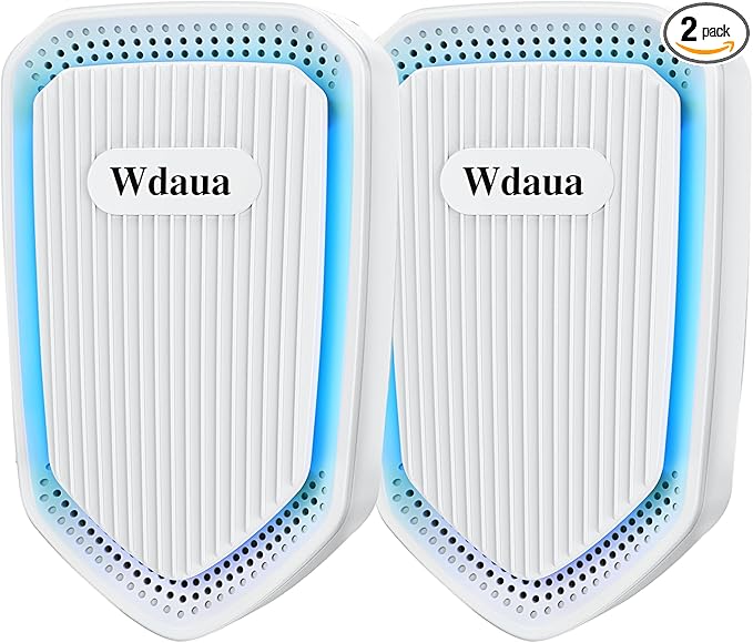 Air Purifier 2 Pack Plug In Negative Ion Air Purifiers Ionizer for Home, Bedroom, Office, Basement Kitchen Air Freshener Odor Reducer Pets Smoke Smell (2)