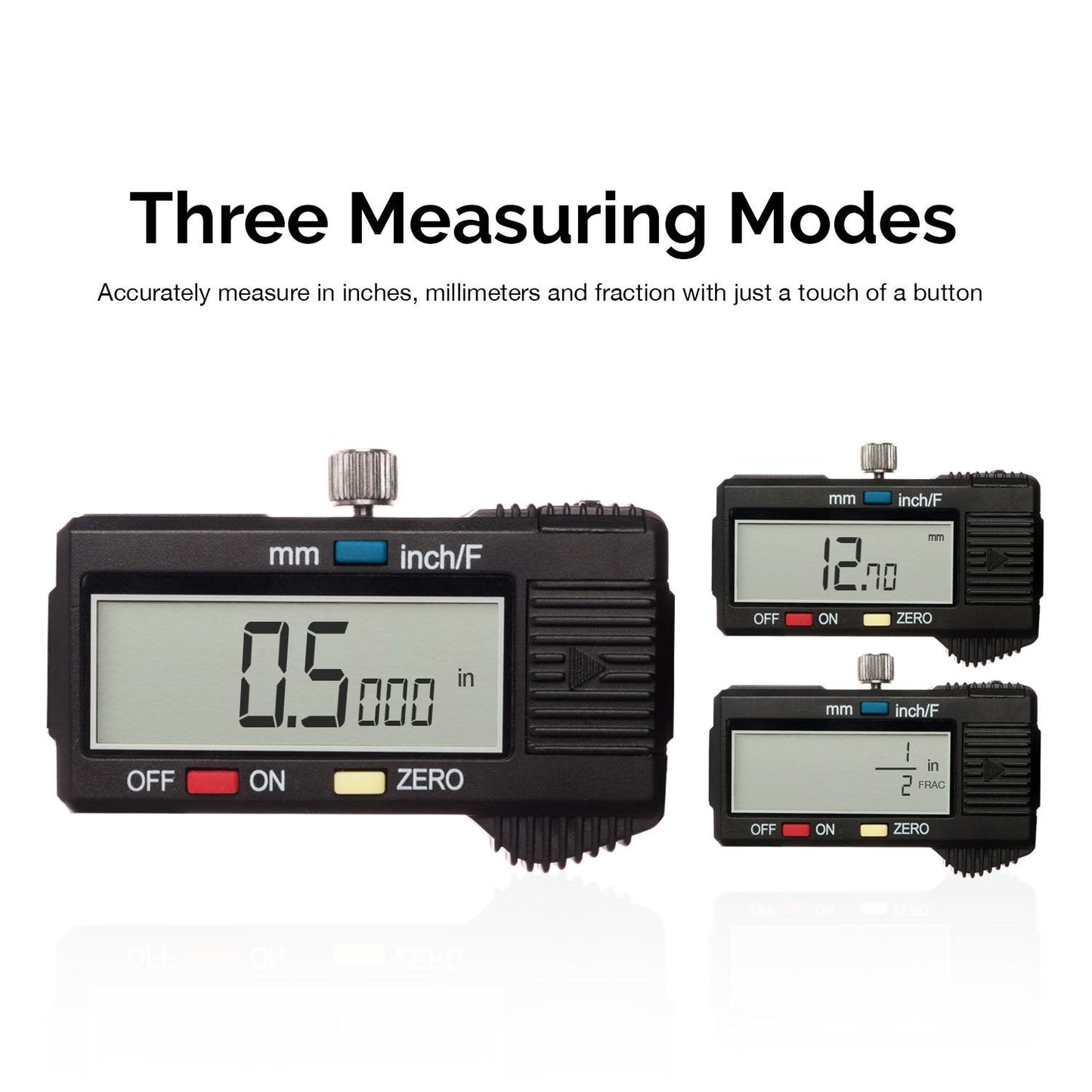NEIKO 01409A 12” Electronic Digital Caliper | Extra Large Display | 0-12 Inches | Inch/Fractions/Millimeter Conversion | Polished Stainless Steel