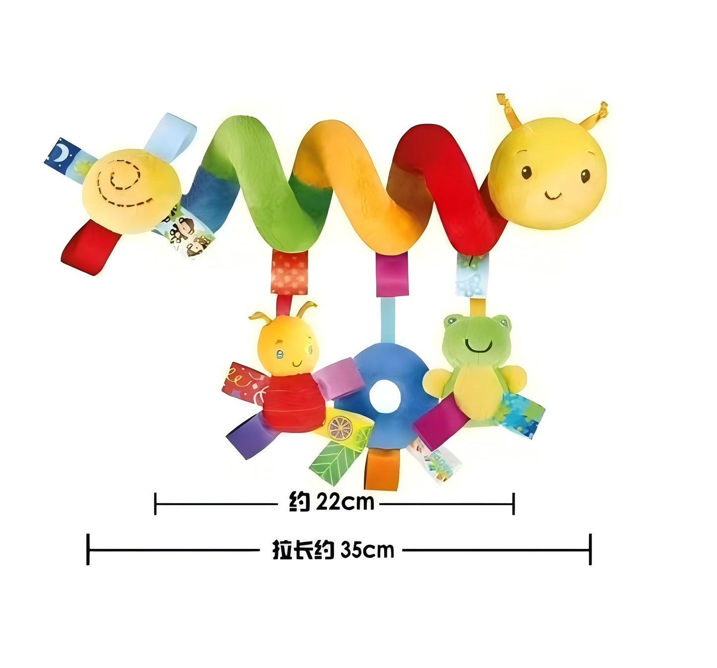 GZYFUVALW Car Seat & Stroller Toy_Infant Toys Baby Sensory Interaction Cartoon Toys with Ringing Bells_Hanging or Wrapping Around The Infant Bed or Strollea