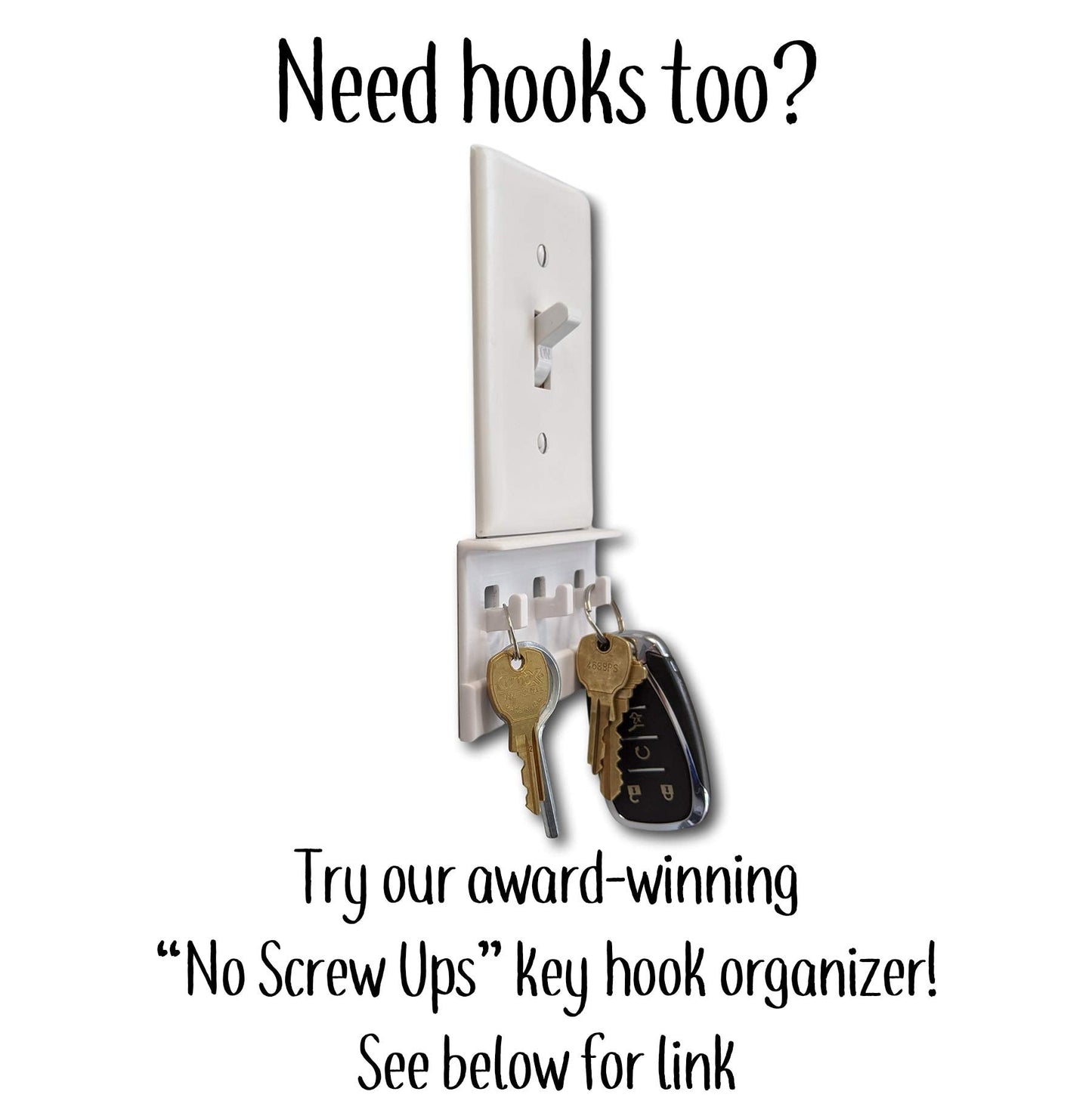 The No-Screwups Remote Control Holder By Mount Genie (Black): Wall Mount With No Damaging Screws Or Tape. Installs In Seconds On