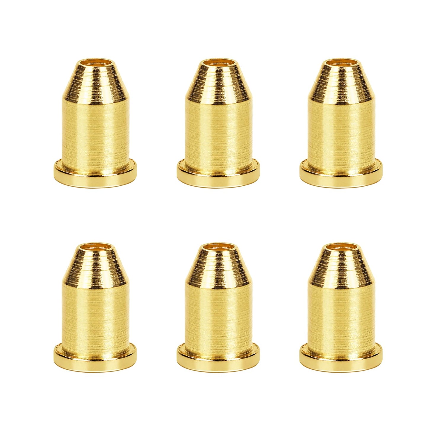 Banworks Guitar String Mounting Ferrules 6.4Mm (1/4) Vintage String Through Body Ferrule For Telecaster Tele Guitars Pack Of 6 J