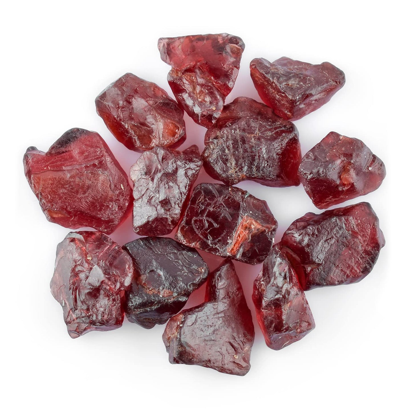 OdrillionGems 50carats Natural Raw Garnet Crystal Gemstone Rough Stone, DIY Jewelry Making, Wire Wrapping, Chakra Healing Crystals, Loose Wholesale Lot, Jewelry Gemstones, January Birthstone, pack