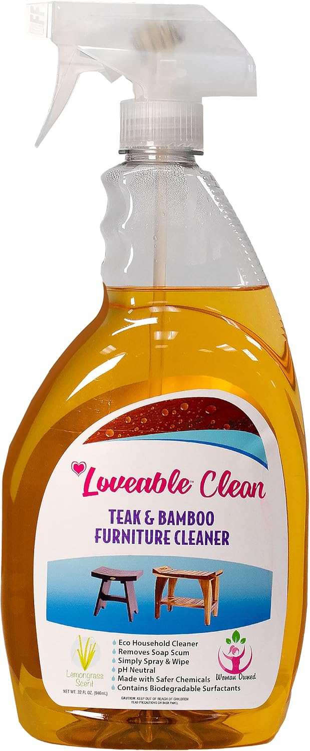 EcoDecors Protective Bundle – Loveable Teak Conditioning Oil, Teak Furniture Cleaner, and Protexion Teak Sealer Spray Bottle