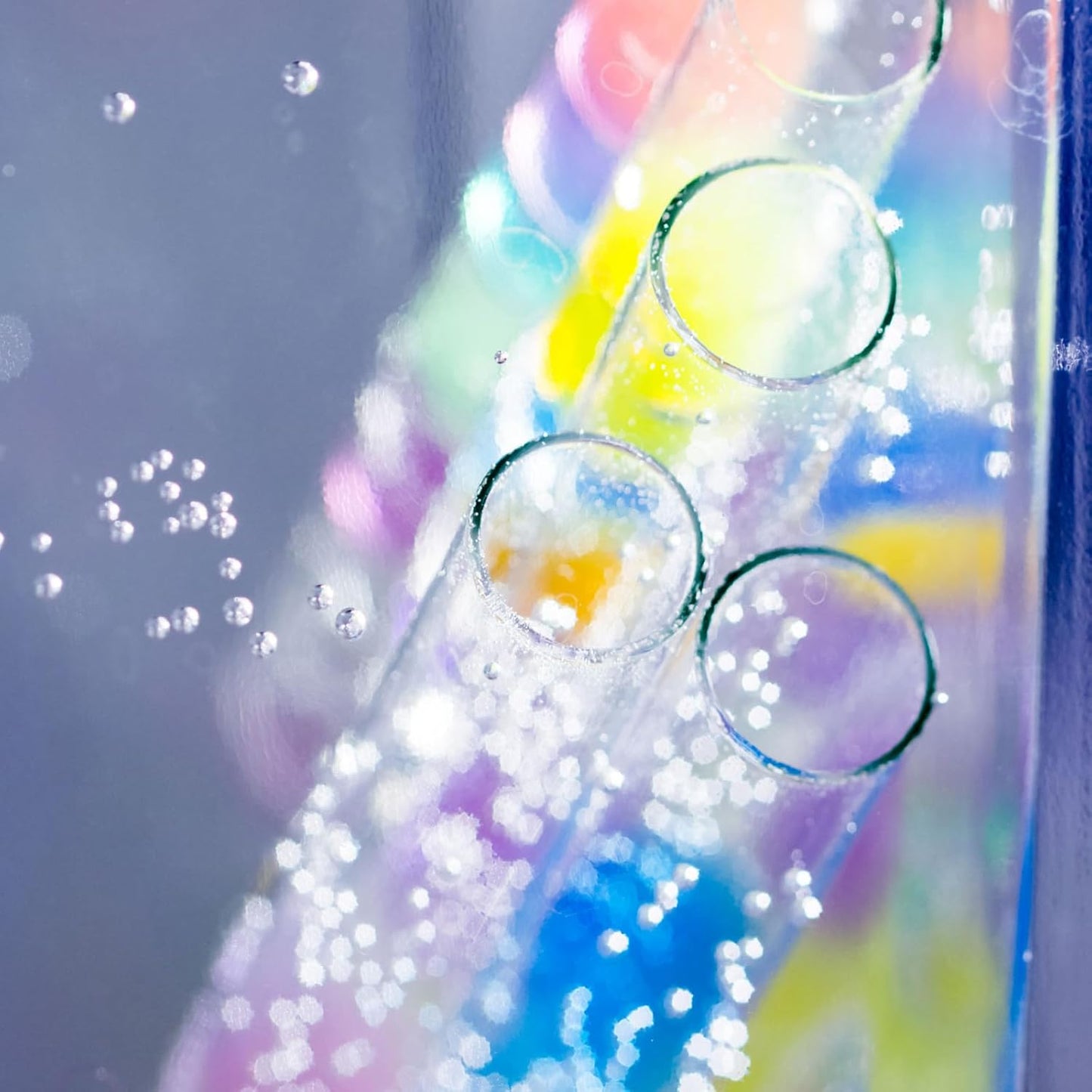PATIKIL Clear Rigid Tube Round Plastic Tubing with Red Rubber Caps Polycarbonate Water Pipe, 305mm/ 12 Inch Length, 4mmx6mm/0.16"x0.23", 2 Set
