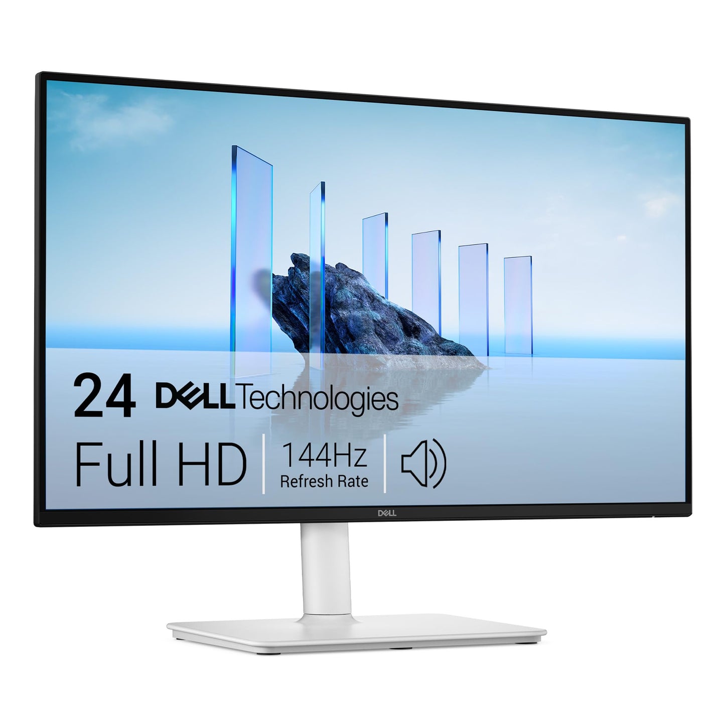 Dell 24 Plus Monitor - S2425HSM - 23.8-inch FHD (1920x1080) 144Hz 1ms Display, 2 x 3W Speakers, HDMI Connectivity, Height/Tilt/P