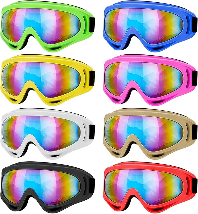 Ski Goggles, Snowboard Goggles for Men Women Kids, Skiing Snowboard Motorcycle Glasses for Adult Youth