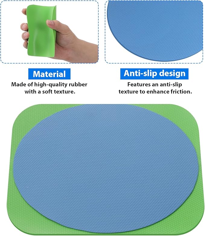 4 Pcs Jar Opener for Seniors with Arthritis Non-slip Gripper Pads Rubber Grippers for Opening Jars for People with Arthritis and Weak Hands Bottle Cap Opener Heat Insulation Pad