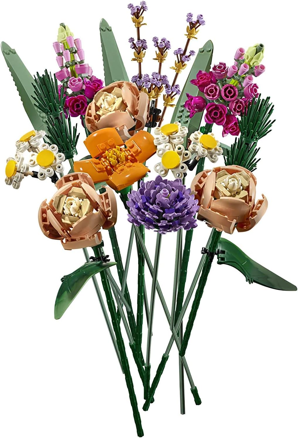 LEGO Botanicals Flower Bouquet Building Set - Artificial Flowers for Decoration for Home and Display, Ages 18+ - Small Fake Flowers for Table, Desk, Office - Gift for Birthdays - 10280