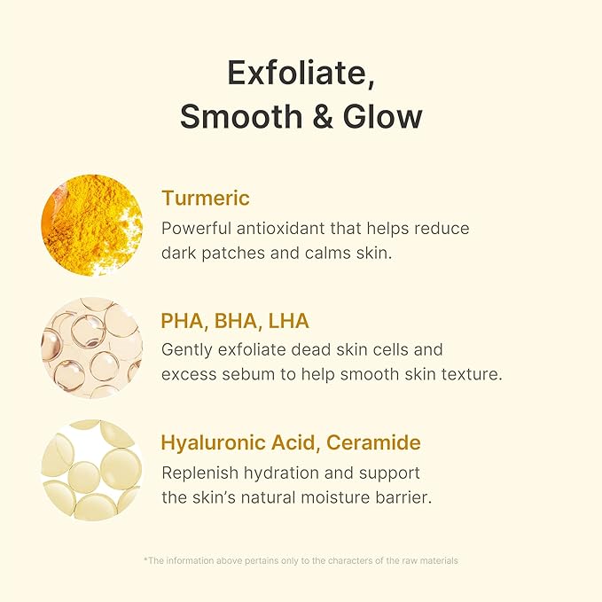 medicube Peel Shot with Turmeric | Reset in One Step | Gentle Exfoliating Serum with BHA, LHA & PHA for Dead Skin Cells, Blackheads & Excess Sebum | For Dull, Rough & Troubled Skin | 2.7 fl.oz