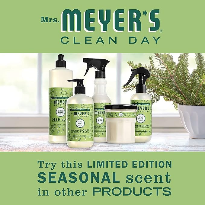Mrs. Meyer's Clean Day Room Freshener, Iowa Pine 8 Fl Oz (Pack of 6)