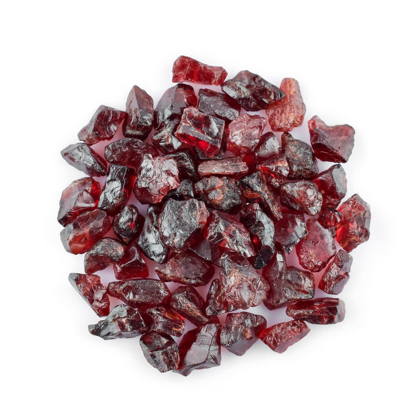 OdrillionGems 50carats Natural Raw Garnet Crystal Gemstone Rough Stone, DIY Jewelry Making, Wire Wrapping, Chakra Healing Crystals, Loose Wholesale Lot, Jewelry Gemstones, January Birthstone, pack