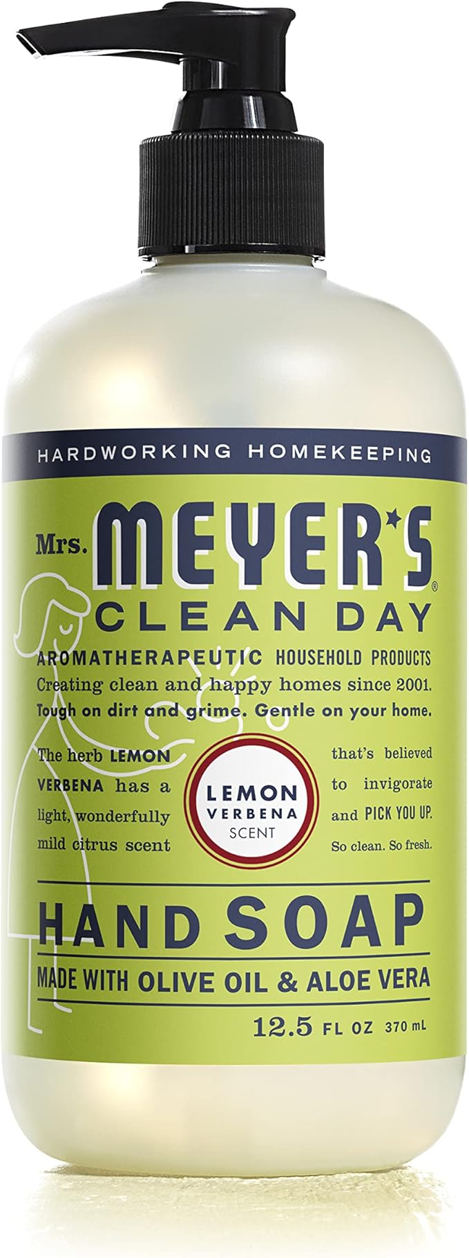Mrs. MEYER'S CLEAN DAY Hand Soap Bundle (Lemon Verbena + Lavender + Basil + Honeysuckle)