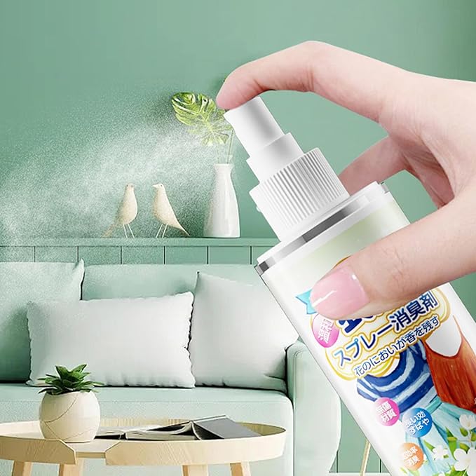 Clothes Spray Freshener | 100ml Washless Odor Eliminator - Flower Scent Fabric Refresher Spray - for Down Jacket Garment Care Shoe Hat Sofa Travel Home Winter