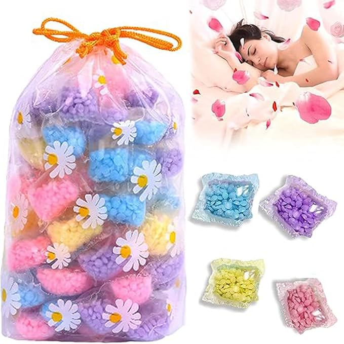 30-Pack Laundry Scent Booster Beads – Long-Lasting Fragrance, Fabric Softening & Anti-Static Laundry Enhancer, Fresh Scent Beads Laundry Beads for Washer (2)