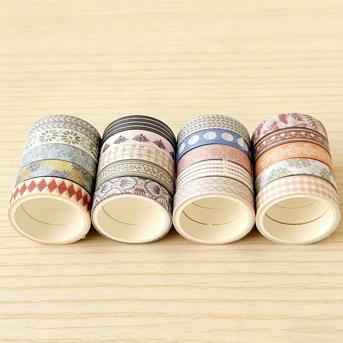 LXFNDZW Washi Tape Set Arts & Crafts Tape Multipack Decorative Book Washi Tape for DIY Arts, Crafts, Journals, Planners, Scrapbooking & Gift Wrapping
