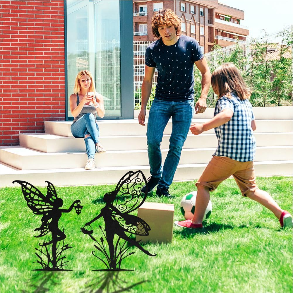 Decorative Garden Stakes, Fairy Garden Statues for Home and Garden (12)