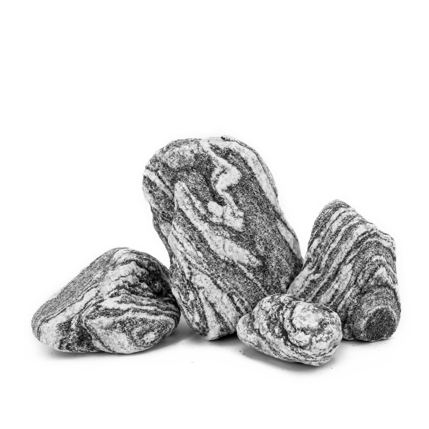 KINGRUI Natural Rocks Aquarium Stone 20lb Silver Seiryu Rock for Fish Tanks, Terrariums, Bonsai, Garden Decoration, Micro Landscapes & Reptile Terrariums (2-9inch 7-8Pcs)