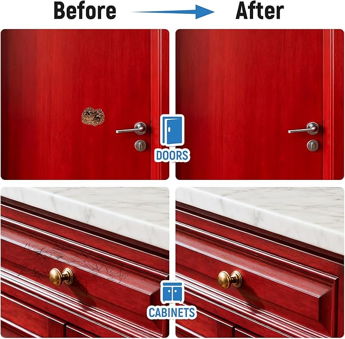 Red Paint Multi Surface Apple Red Touch Up Paint Repair for Wall,Door,Cabinets,Wood,Furniture, Appliance,Tile,Porcelain,Touch Up Paint Pen for Refrigerators,Washers,Dishwashers,Microwave,Oven